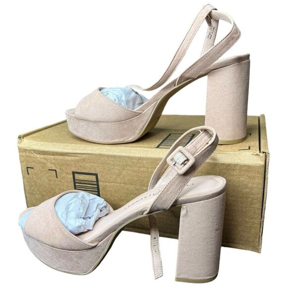 NEW Chinese Laundry Women’s Theresa Platform Nude Sandal 10 - Picture 2 of 12